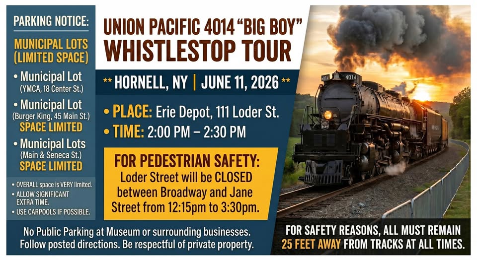 Whistlestop tour union pacific 4014 Big Boy locomotive
