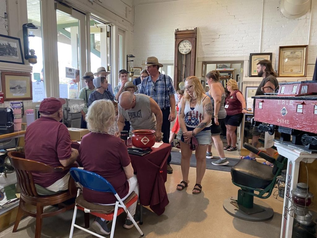 Hornell Erie Depot Museum Visitors